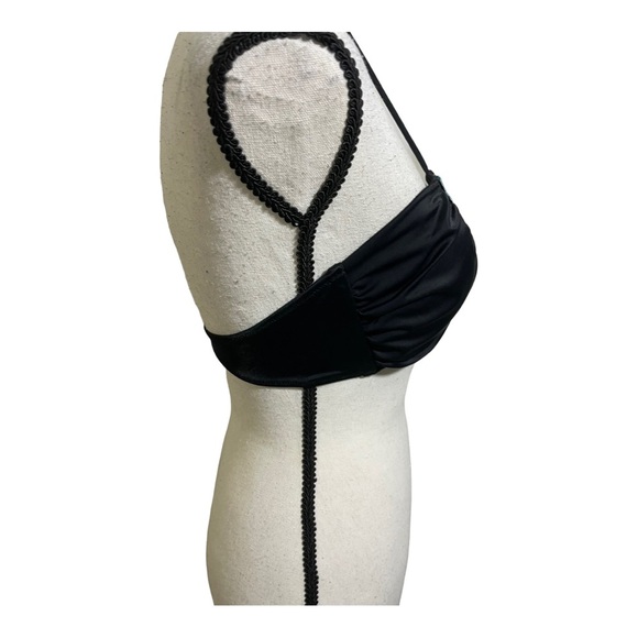 Victoria Secret womens New beach sexy bikini top beaded front black. Size Large - Picture 3 of 10